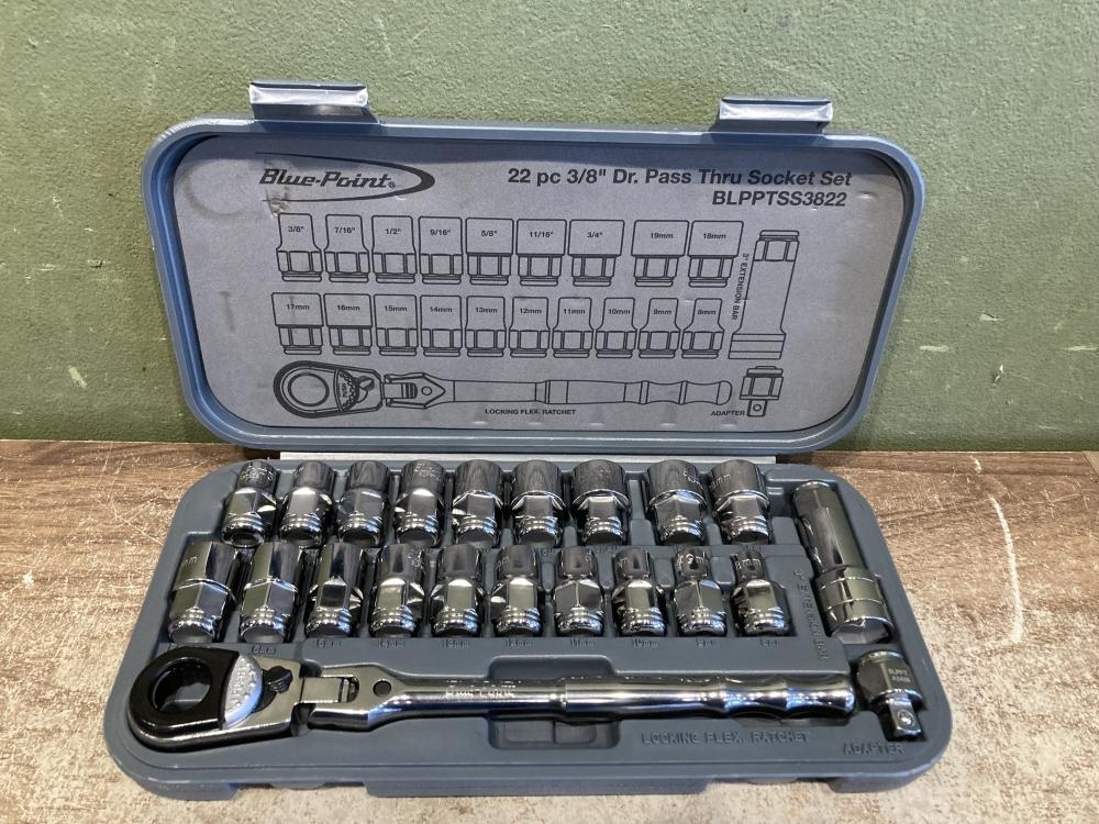 021■おすすめ商品■BLUE-POINT　ブルーポイント ラチェットレンチマルチソケット工具セット BLPPTSS3822 22点 3/8 (9.5mm)