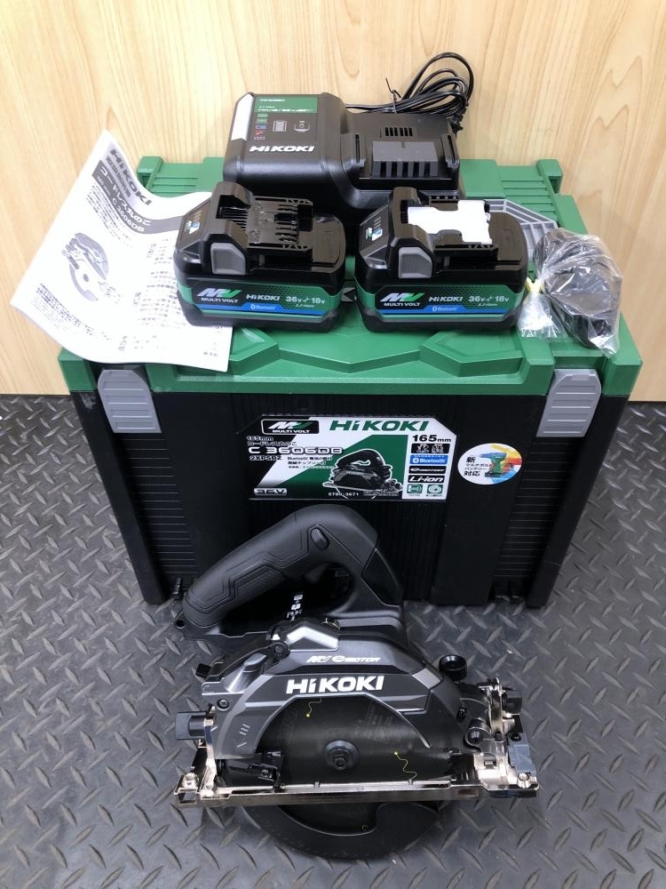 017◇未使用品・即決価格◇ハイコーキ　HiKOKI 165mmコードレス丸のこ 3606DB　2XPSBZ