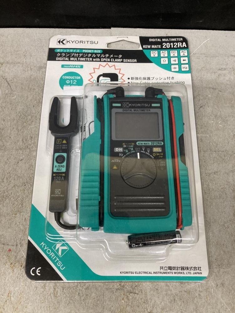019■未使用品・即決価格■共立 KYORITSU クランプ付デジタルマルチメータ 2012RA