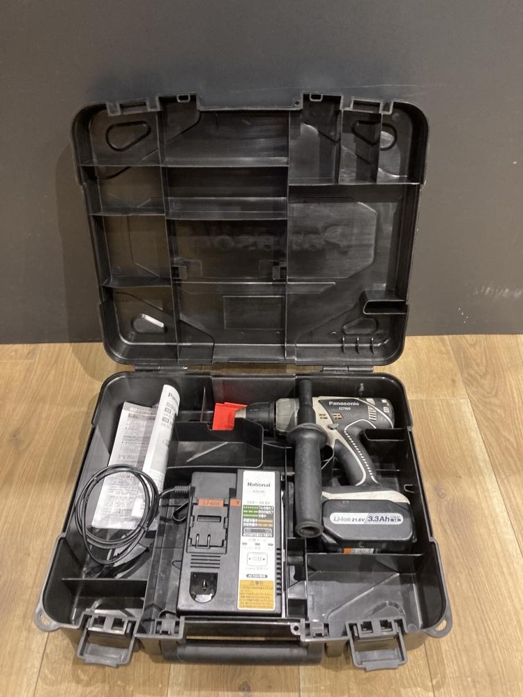 018★おすすめ商品★パナソニック Panasonic 充電ドリルドライバー EZ7960LZ1S-B バッテリ1個、充電器付き