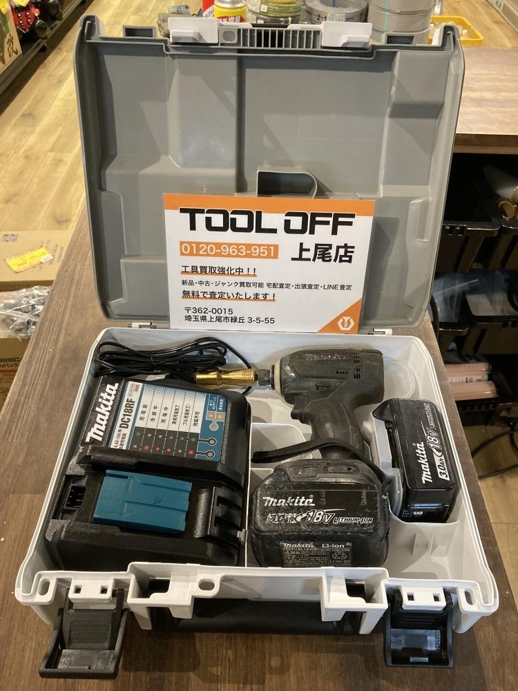 018★おすすめ商品★マキタ makita 充電式インパクトドライバ バッテリ×2・充電器付き TD149D
