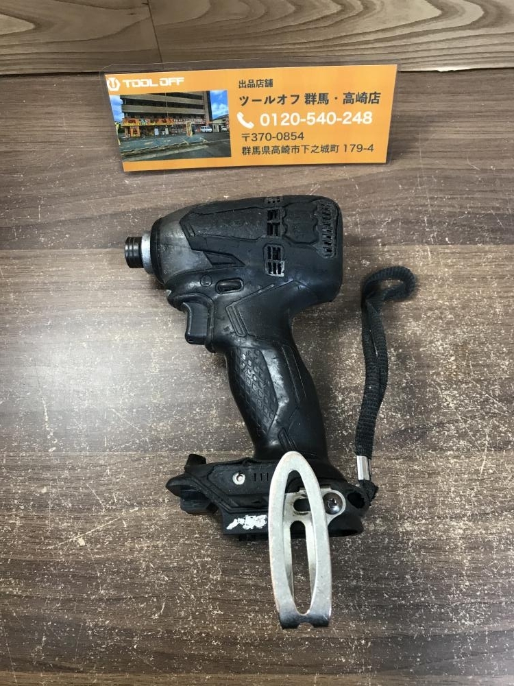 002○ジャンク品○ハイコーキ インパクトドライバ　型番不明　Hikoki　側面ボタン破損　通電のみ確認済み　モード切替不可