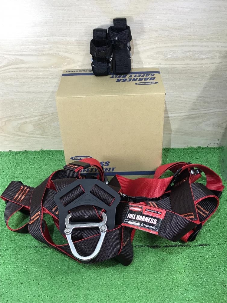 011◎未使用品・即決価格◎藤井電工 TSUYORON ツヨロン フルハーネス型 レヴォハーネス 型式不明 L寸 130kg以下 ※長期保管品