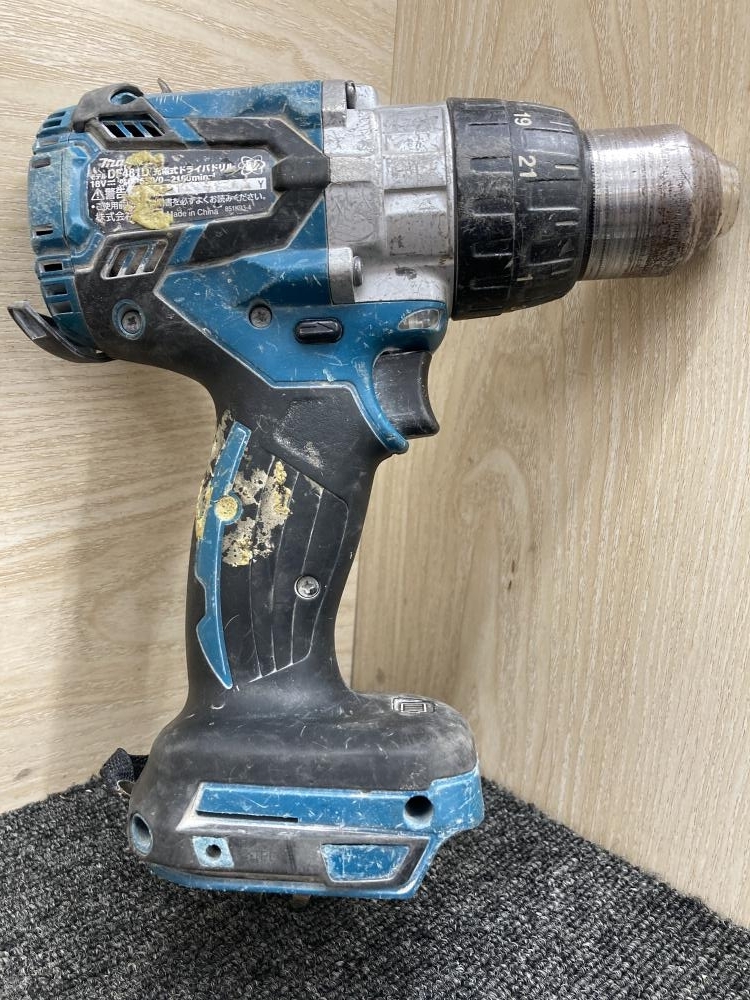 011* утиль *makita Makita заряжающийся шуруповерт DF481DZ * неподвижный товар 18V корпус только 