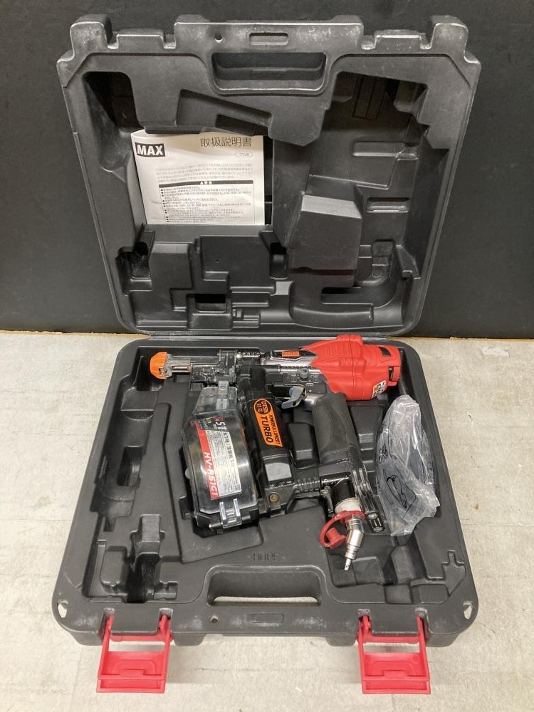 019■おすすめ商品■MAX 51mm高圧ねじ打ち機 HV-R51G4-G 打込み良好