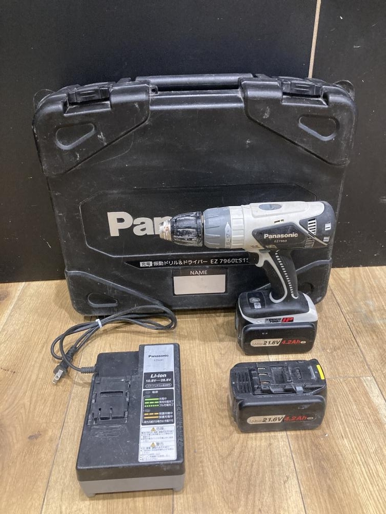 019■おすすめ商品■Panasonic 21.6V充電振動ドリルドライバ EZ7960LS1S-B