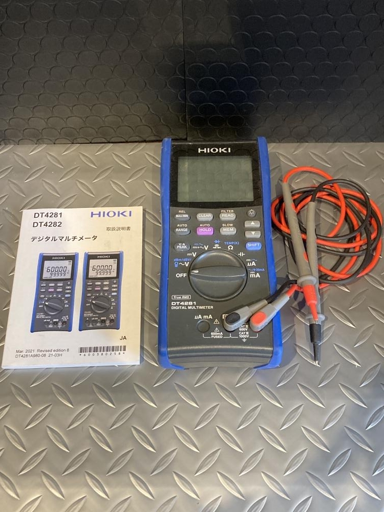 019■ジャンク品■HIOKI デジタルマルチメータ DT4281 ※動作未確認の為ジャンク