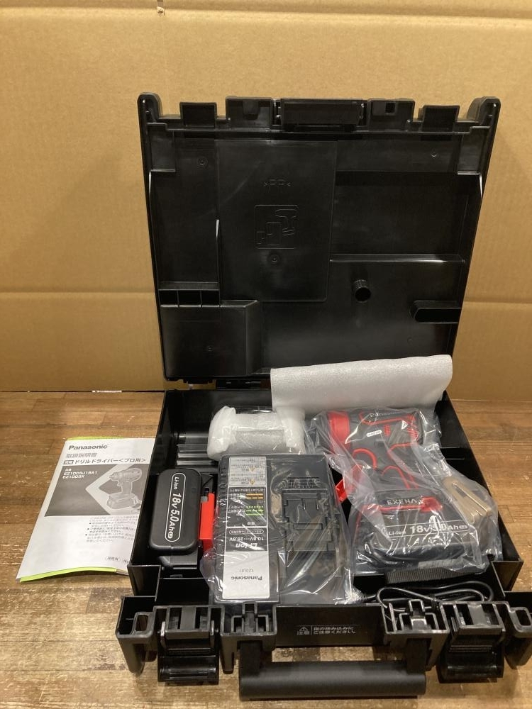 020♪未使用品・即決価格♪パナソニック　Panasonic 充電ドリルドライバ　エグゼナ　EXENA EZ1DD3J18A1　開封・保管品
