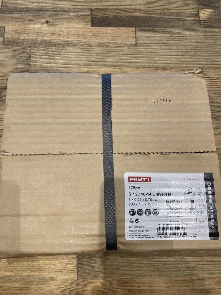 024▼未使用品▼HILTI レシプロソー用ブレード SP20 10-14 175pc