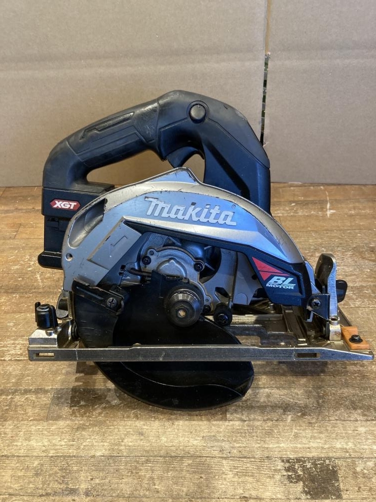 020♪ジャンク品♪マキタ 165mm充電式丸のこ　マルノコ HS001GZ　本体のみ/深さ調整× 40Vmax
