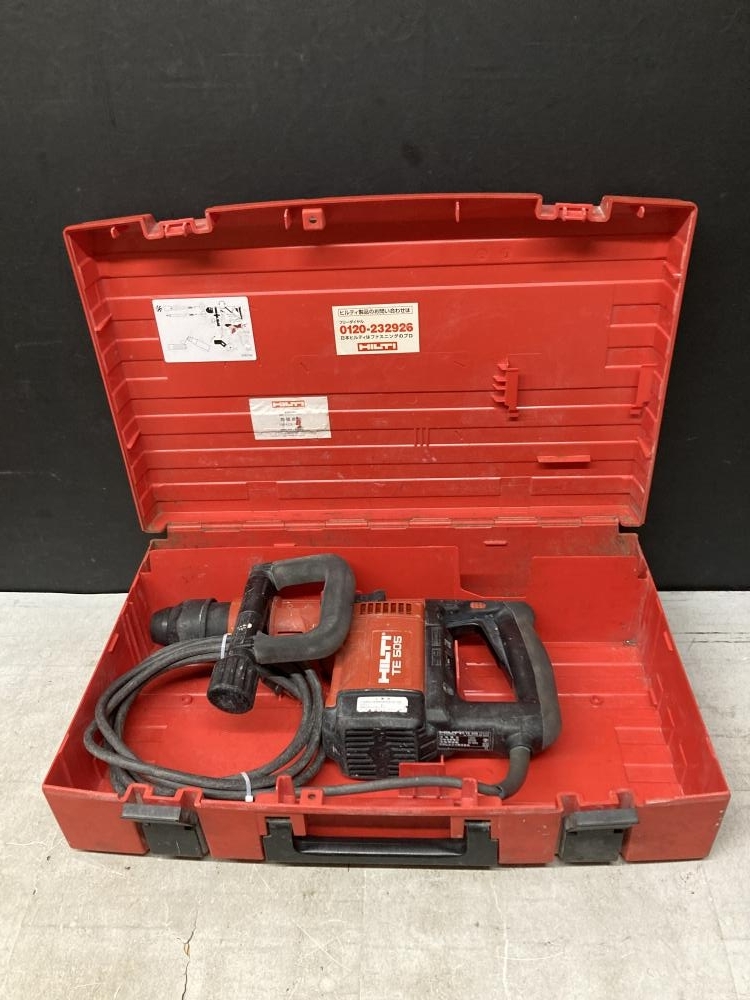 019■おすすめ商品■HILTI 電動ハンマ TE505 動作確認済み