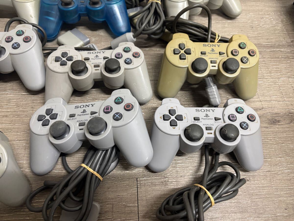 ☆ PS1 ☆ プレイステーション コントローラー 12個 まとめ売り ☆ PS1 ☆ プレイステーション コントローラー 12個 まとめ売り
