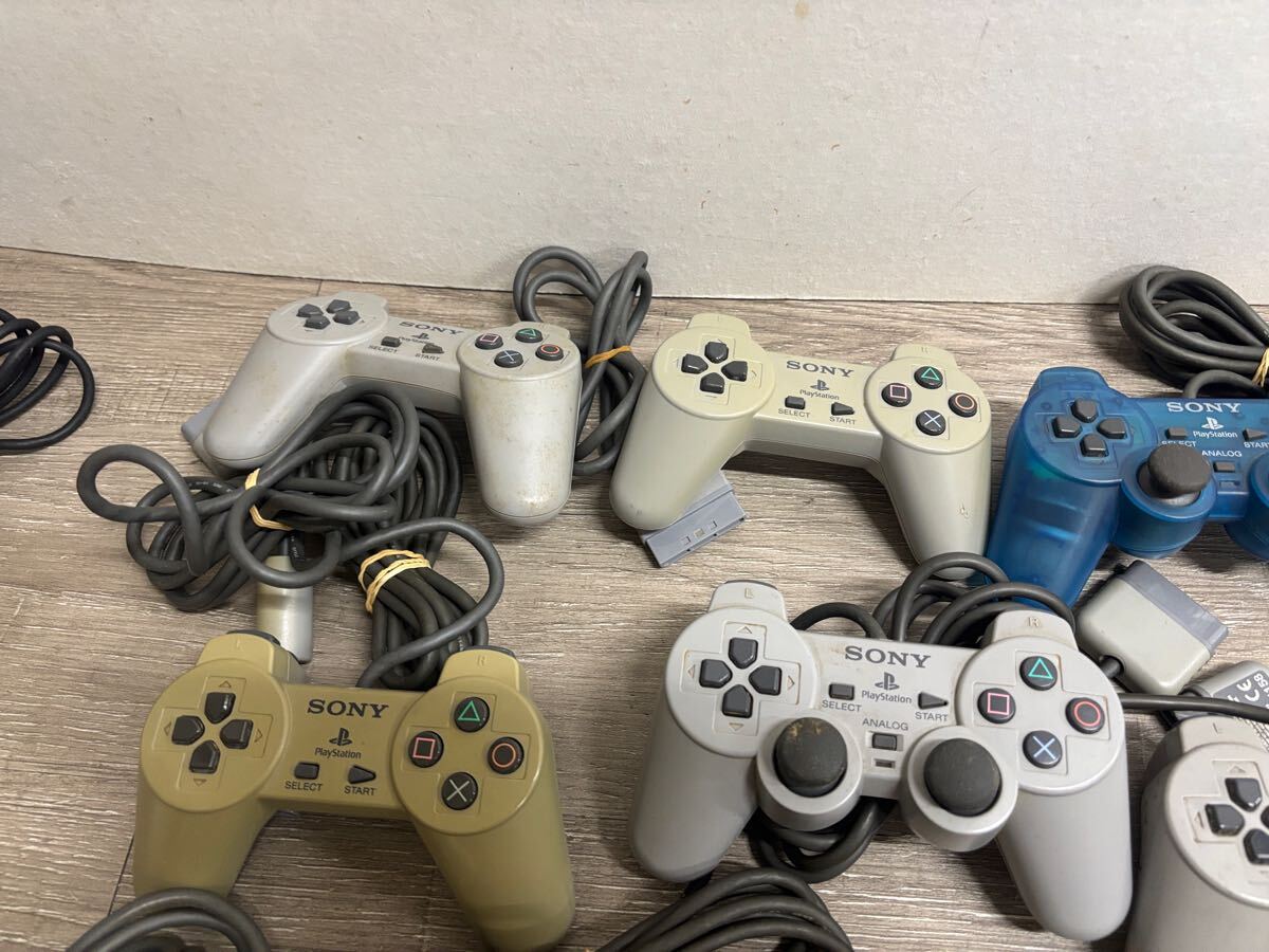 ☆ PS1 ☆ プレイステーション コントローラー 12個 まとめ売り ☆ PS1 ☆ プレイステーション コントローラー 12個 まとめ売り