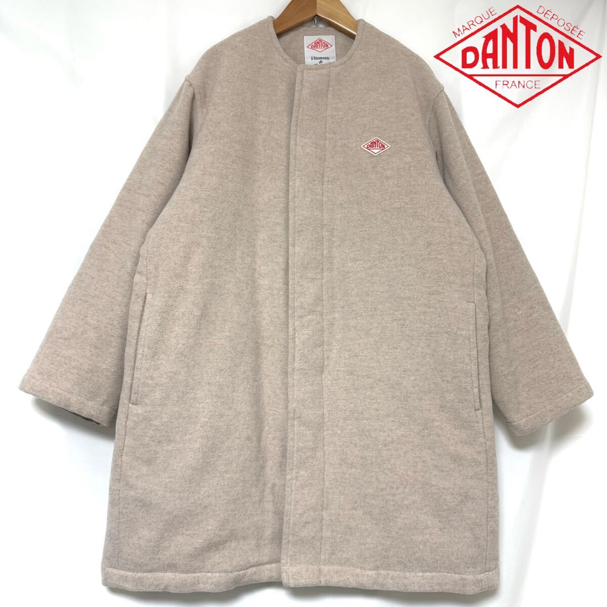 DANTON × Ray BEAMS ダントン ビームス 別注 モッサ ノーカラー