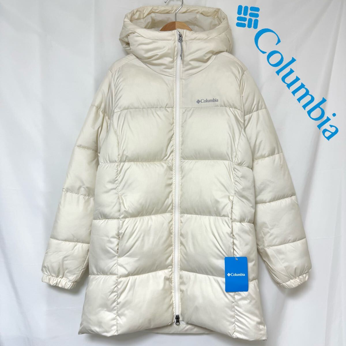 Columbia コロンビア パフフェクト ミッドフードウィンター 中綿 ジャケット 撥水加工 レディース チョーク アイボリー S