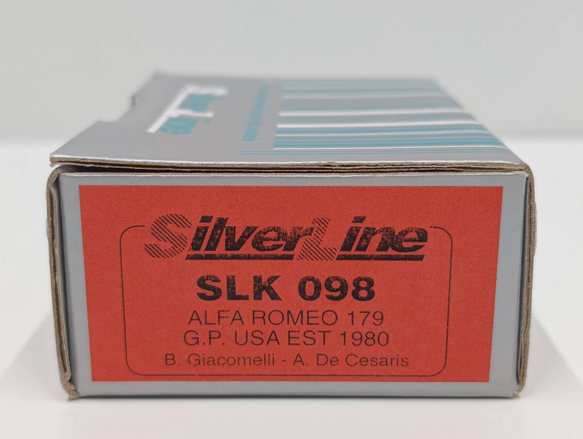 PN24A◆TAMEO Sliver Line 1/43 タメオ SLK 098 アルファロメオ AlfaRomeo 179 東 アメリカ USA EAST GP 1980 マルボロ Marlboro 未組立