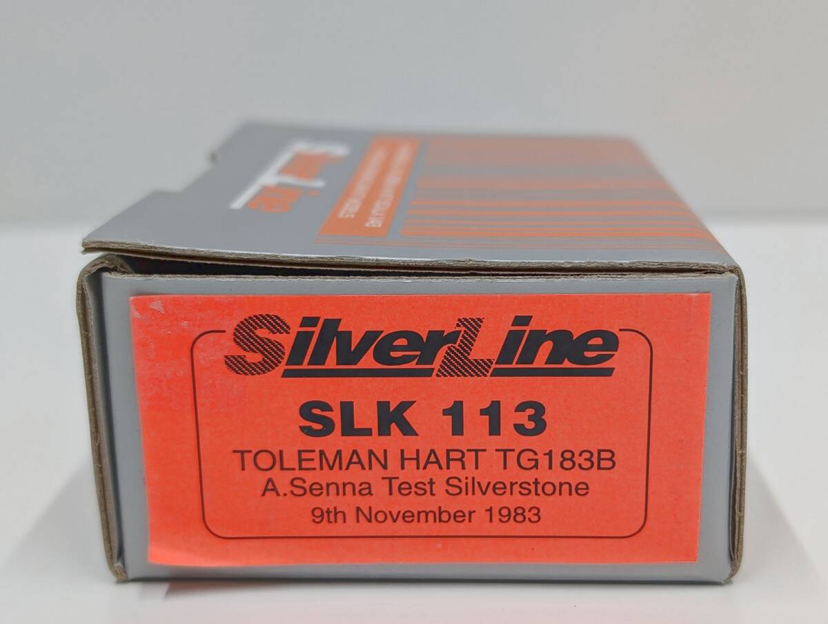 PN25A◆TAMEO SliverLine 1/43 タメオ SLK 113 Toleman Hart トールマンハート TG183B A.Senna アイルトン セナ 1983 Test Silverstone 9th