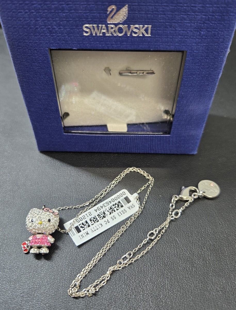 スワロフスキーキティちゃんのネックレス新品箱入 | フリマ スワロフスキーキティちゃんのネックレス新品箱入 | フリマ