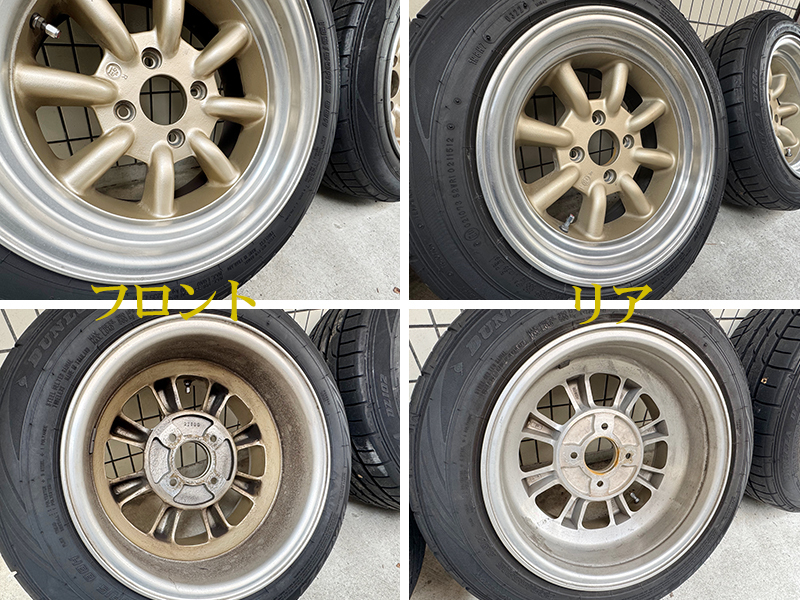 RS ワタナベ R TYPE 15×8J +0 4H 114.3 4本セット / ナット付き RS ワタナベ R TYPE 15×8J +0 4H 114.3 4本セット / ナット付き