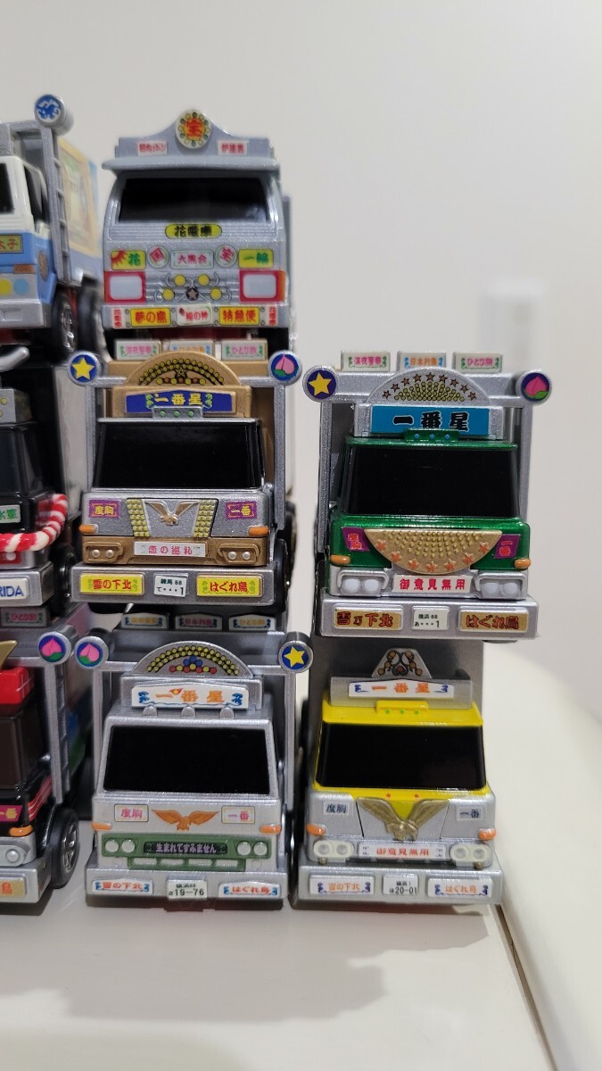 当時物 トラック野郎 チョロQ 一番星 デコトラ タカラ タカラ 当時物 トラック野郎 チョロQ 一番星 デコトラ タカラ タカラ
