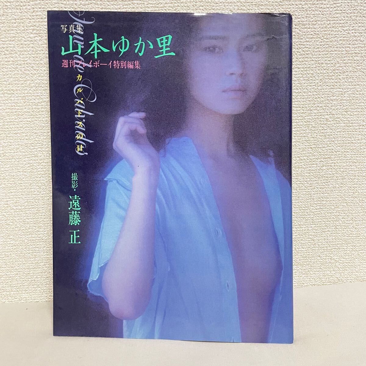 希少★山本ゆか里 写真集 カルバドスの日★週刊プレイボーイ特別編集 1982年 昭和57年8月20日発行 撮影 遠藤正 ヌード 女優 アイドル 美女