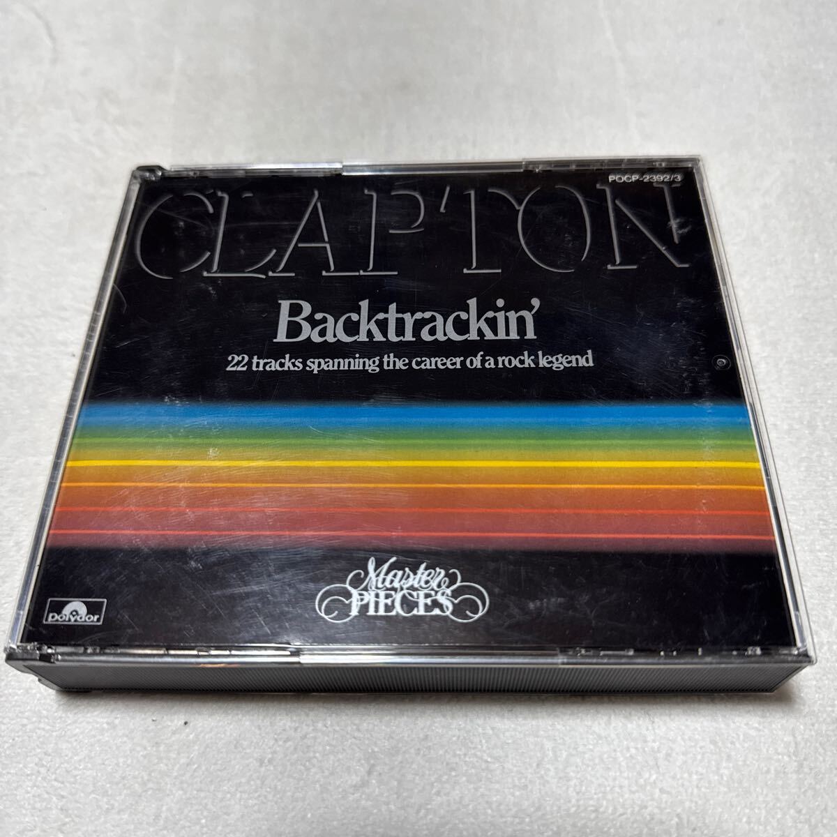 YC.22 エリッククラプトン　[Backtrackin’] 帯無し国内盤 2CD 22曲収録アルバム　[クリーム〜デレク&ザドミノス〜ソロ] ライブ曲有り