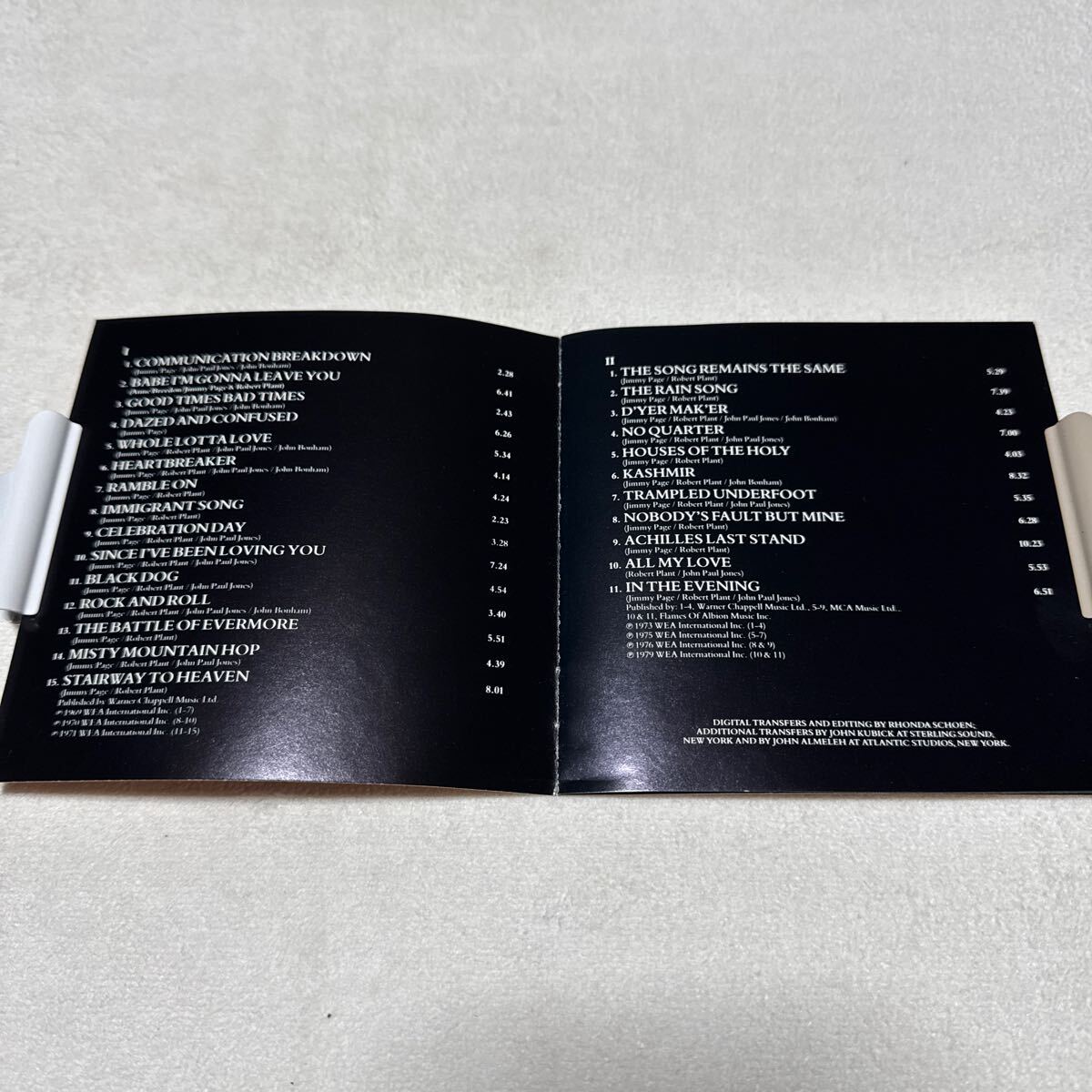 YC.25 LED ZEPPELIN {li тормозные колодки z} записано в Японии альбом CD obi нет 15+11 искривление сбор запись 