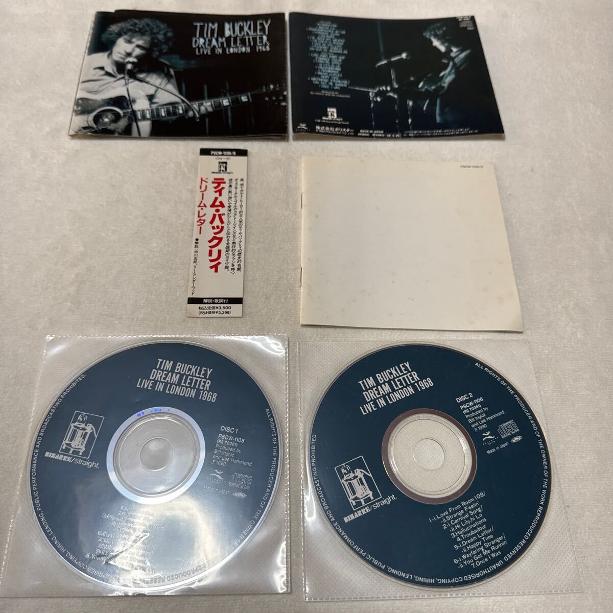 YC.32 ティムバックリー《ドリームレター》ライブ イン ロンドン1968国内盤　帯付き紙ジャケ