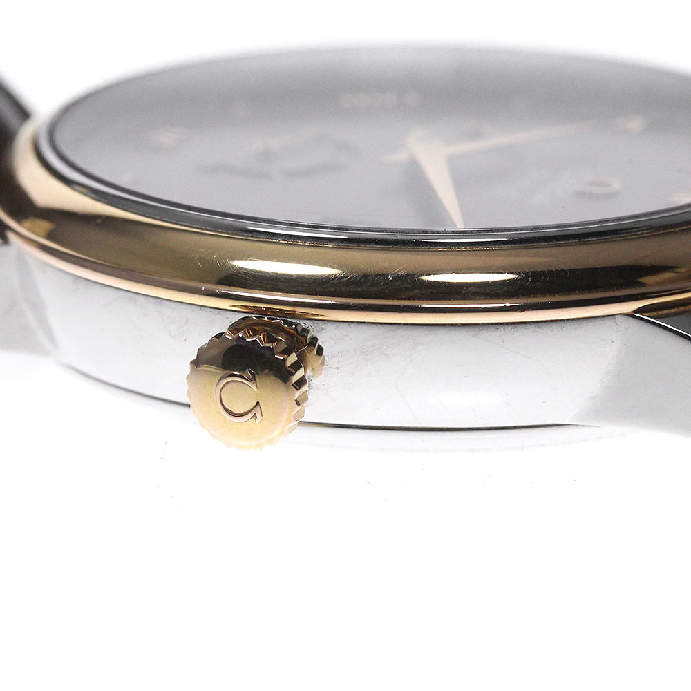  Omega OMEGA 424.23.40.21.13.001 De Ville prestige коаксильный резерв мощности самозаводящиеся часы мужской хорошая вещь с гарантией ._862001