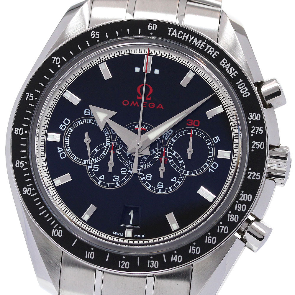  Omega OMEGA 321.30.44.52.01.001 Speedmaster Broad Arrow Olympic коллекция самозаводящиеся часы мужской с гарантией ._862592