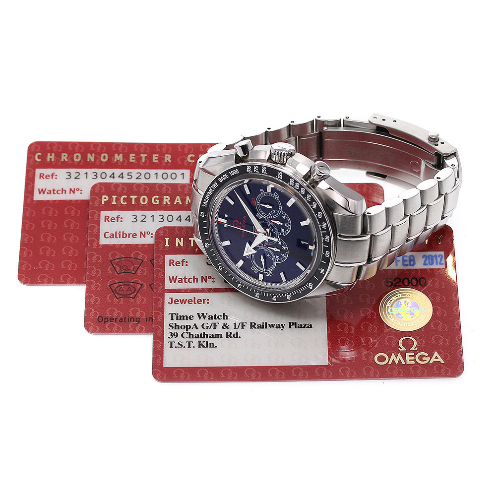  Omega OMEGA 321.30.44.52.01.001 Speedmaster Broad Arrow Olympic коллекция самозаводящиеся часы мужской с гарантией ._862592