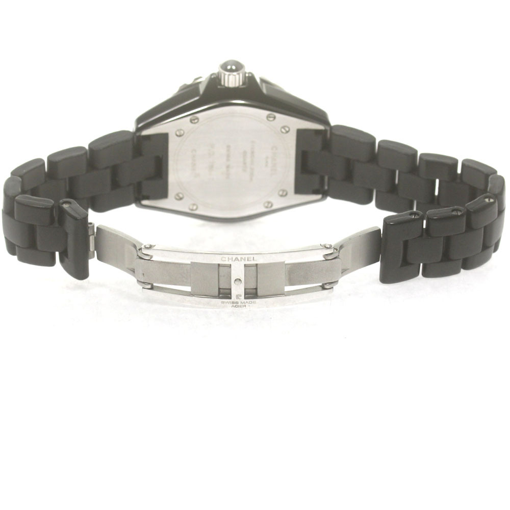 シャネル CHANEL H0681 J12 黒セラミック クォーツ レディース _861985