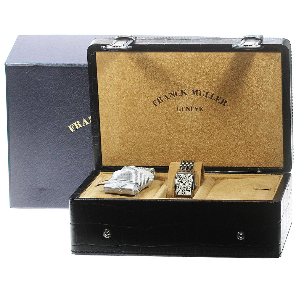 フランクミュラー FRANCK MULLER 802QZ ロングアイランド プティ クォーツ レディース 良品 箱付き_867064