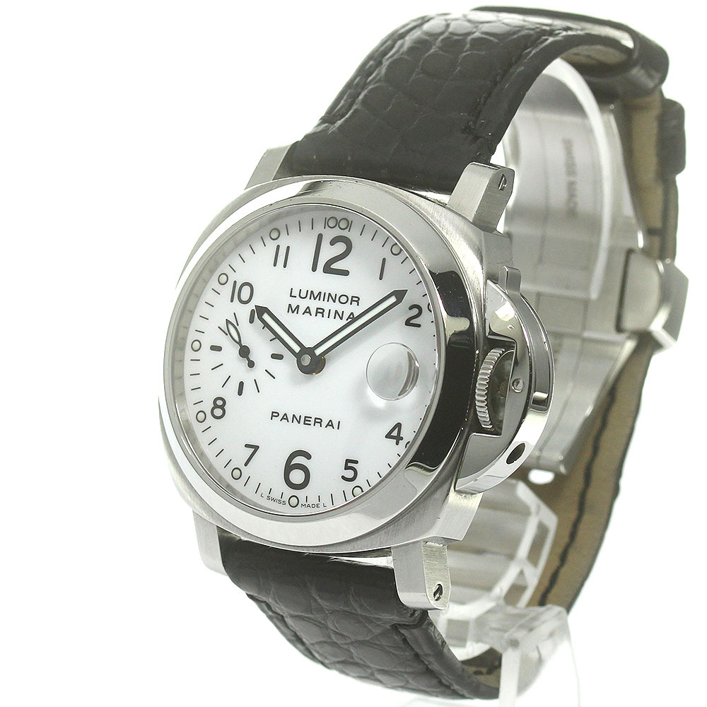 パネライ PANERAI PAM00049 ルミノール マリーナ デイト スモールセコンド 自動(dòng)巻き メンズ 箱?保証書付き_866110