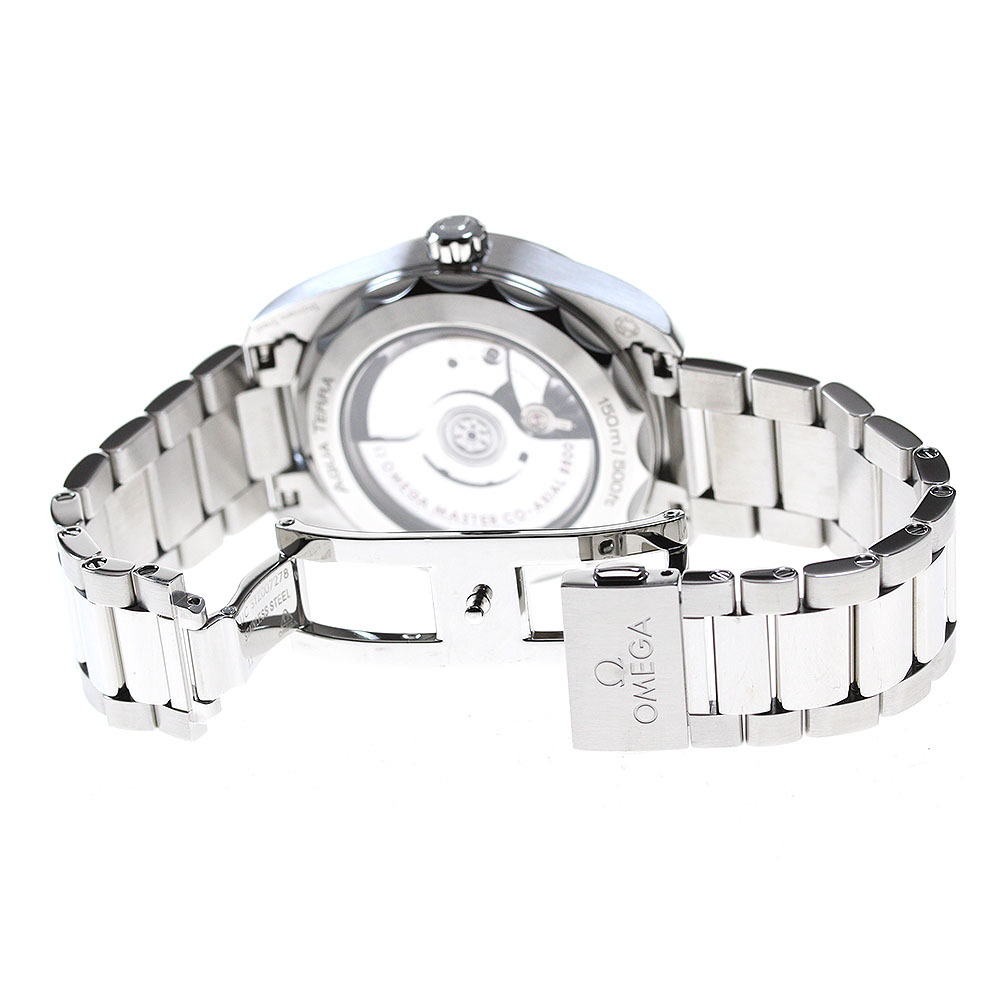  Omega OMEGA 220.10.38.20.03.002 Seamaster Aqua Terra коаксильный самозаводящиеся часы мужской прекрасный товар коробка * с гарантией ._866071