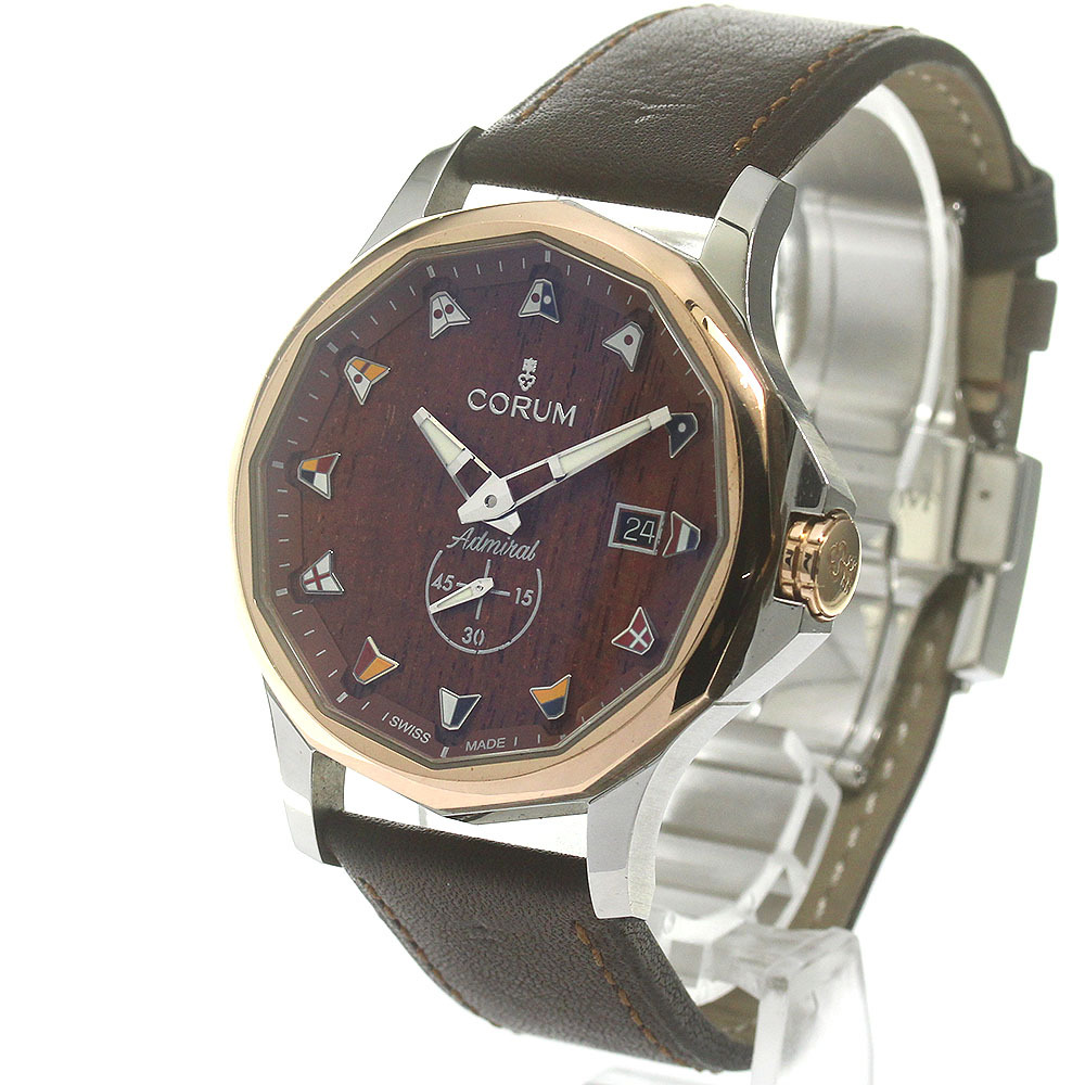  Corum CORUM 395.101.24/0F62 Admiral 42 Date самозаводящиеся часы мужской коробка * с гарантией ._867471