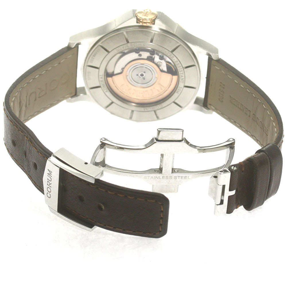  Corum CORUM 395.101.24/0F62 Admiral 42 Date самозаводящиеся часы мужской коробка * с гарантией ._867471