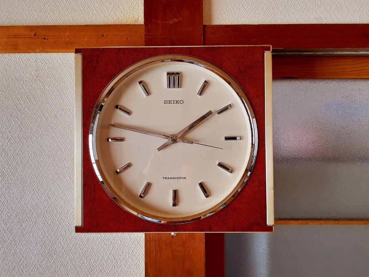 70's SEIKO トランジスタ 掛け時計 ミッドセンチュリー 70's SEIKO トランジスタ 掛け時計 ミッドセンチュリー
