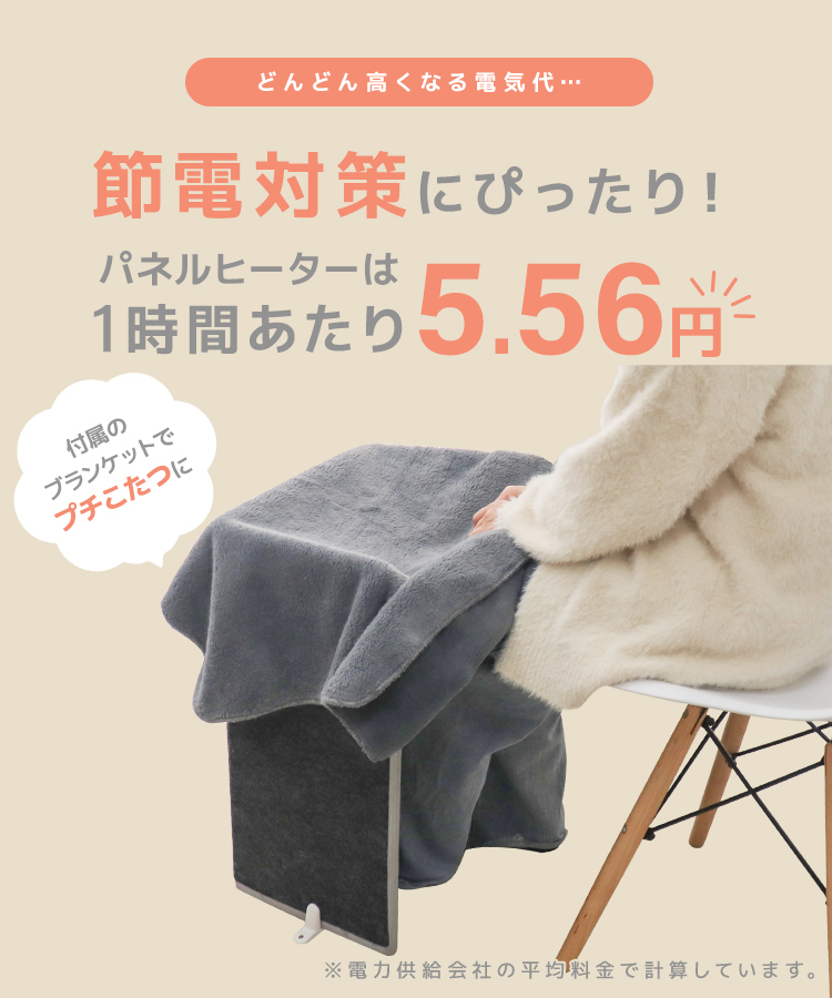 パネルヒーター 速暖 ブランケット付 軽量 薄型 省エネ 足元ヒーター 電気ストーブ ストーブ ヒーター こたつ 足元 デスク下 暖房器具 新品