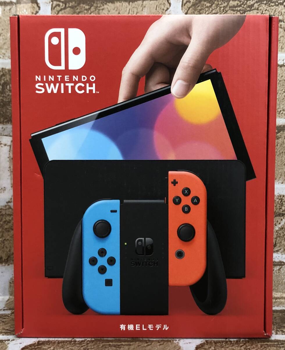 ◎1円スタート！『未使用』 任天堂 Nintendo Switch 有機ELモデル『ネオンカラー』本体　④