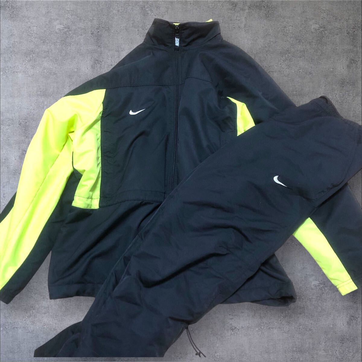 入手困難】激レアNIKE ナイキ90s 銀タグナイロンジャケット 入手困難】激レアNIKE ナイキ90s 銀タグナイロンジャケット