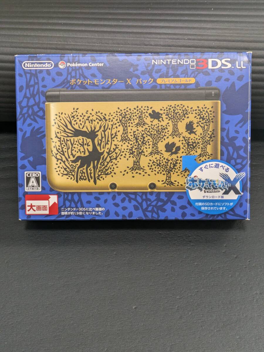 ニンテンドー3DS LL ポケモンXY Xパック プレミアムゴールド ニンテンドー3DS LL ポケモンXY Xパック プレミアムゴールド