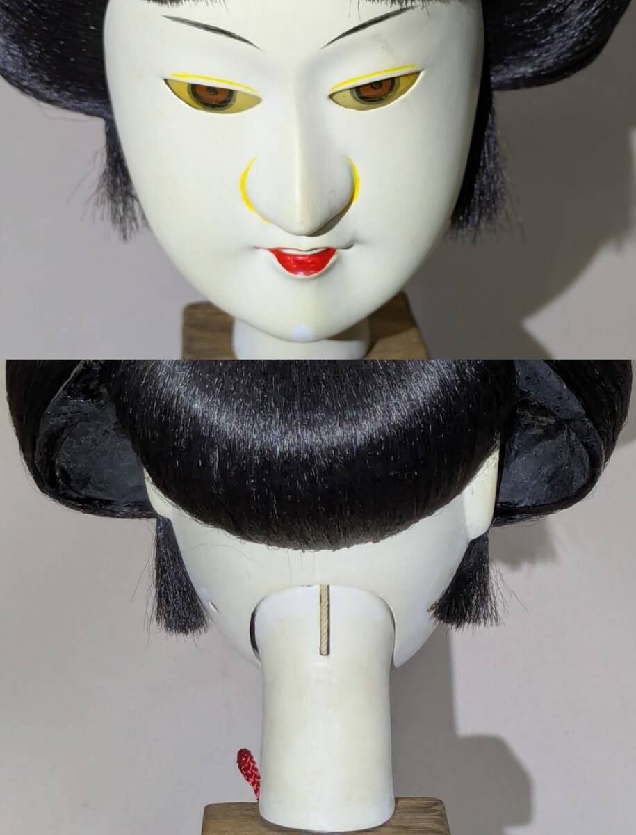 【超レア】　アンティーク　時代物　文楽　浄瑠璃　頭　人形 i-img1200x800-