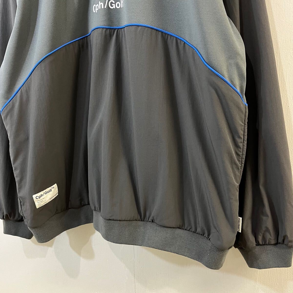 CAPTAINS HELM Golf Cph/Golf プルオーバー スウェット 裏地フリース プリント グレー キャプテンズヘルムゴルフ【送料一律/同梱可能】Q_画像3