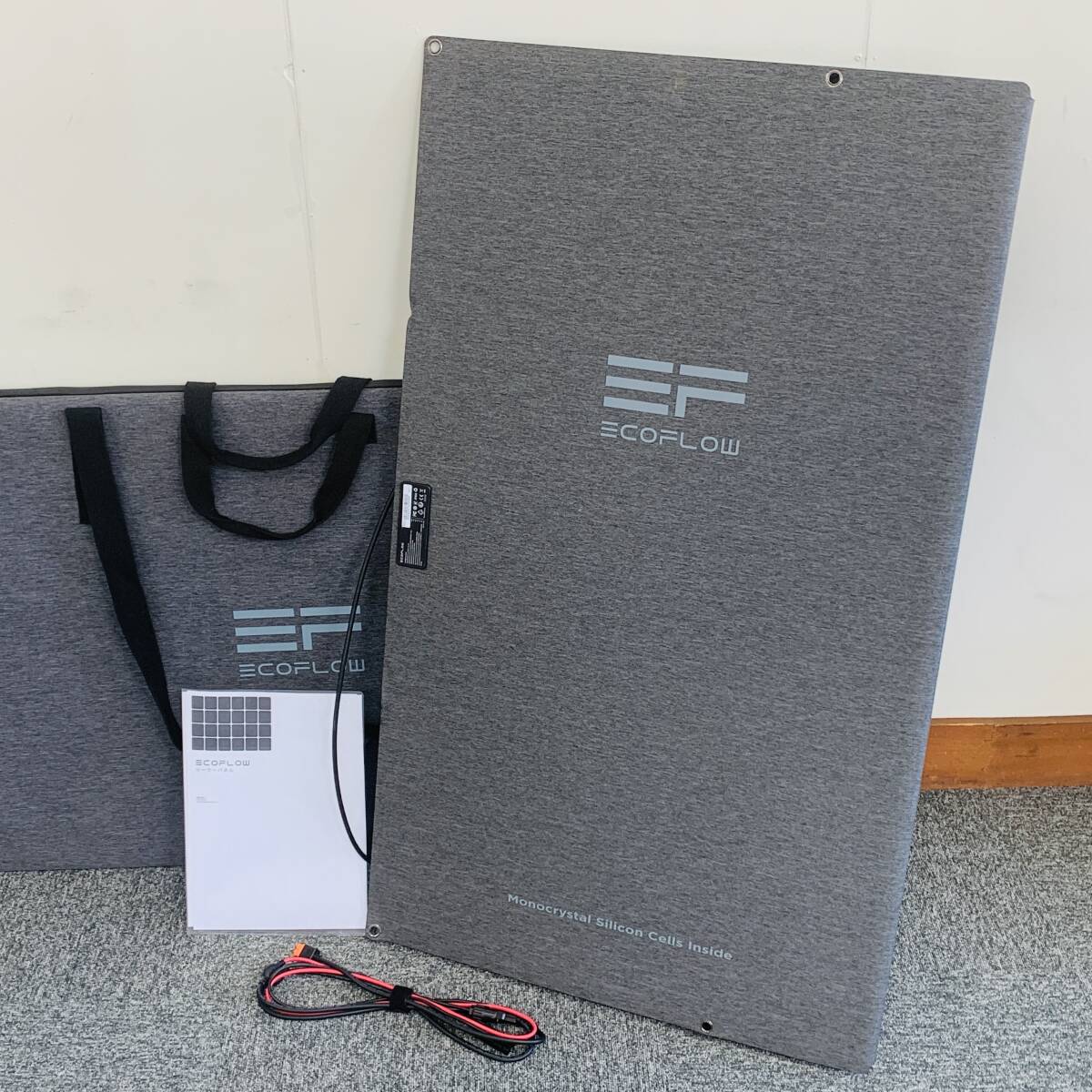【美品 展示品】EcoFlow SOLAR400W EF-Flex-400 ソーラー パネル 太陽光パネル エコフロー ポータブル電源用 高出力 高変換効率