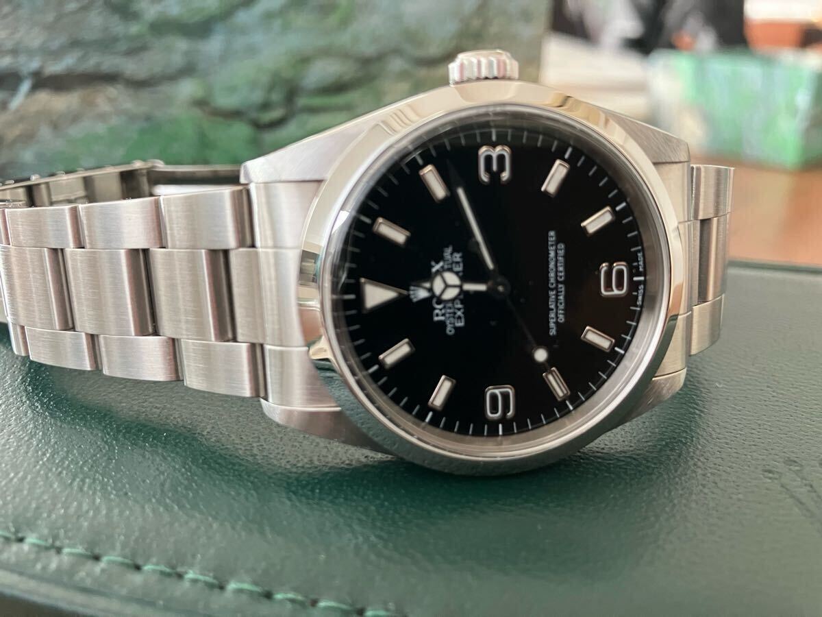 *** Rolex エクスプローラ I 14270 最終P品番 新品同様 日ロレOH済 *** 
