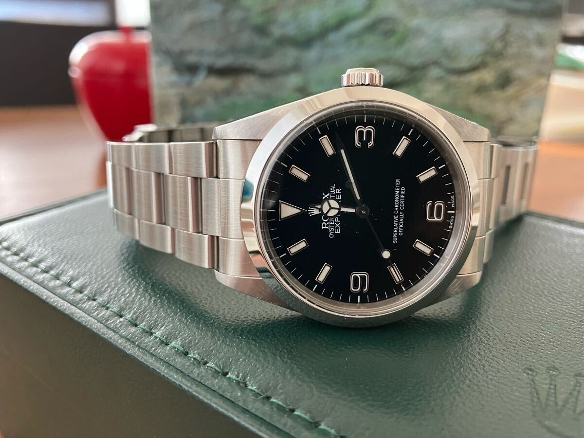 *** Rolex エクスプローラ I 14270 最終P品番 新品同様 日ロレOH済 *** 