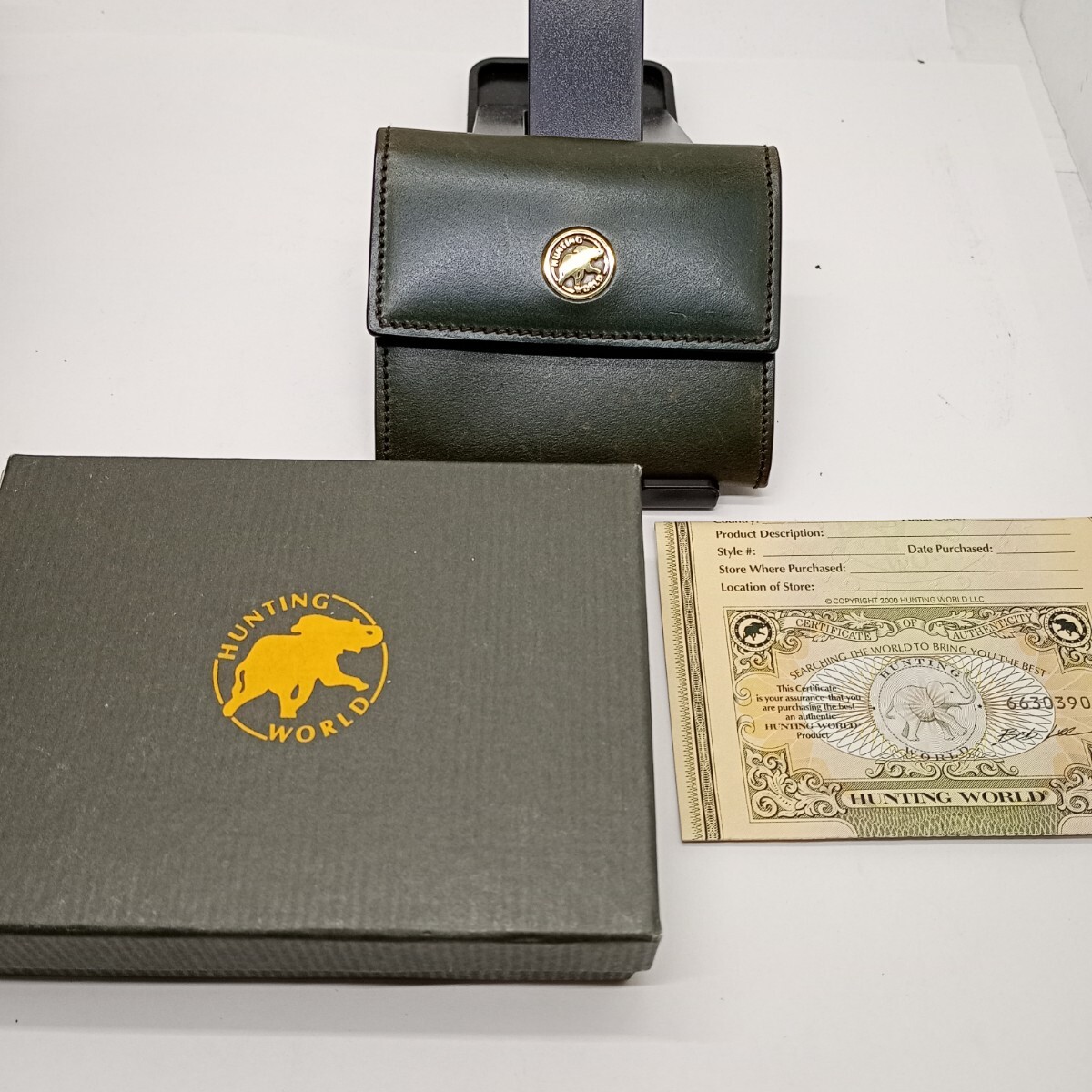 ハンティングワールド HUNTING WORLD 財布 レザー　革財布　小銭入れ