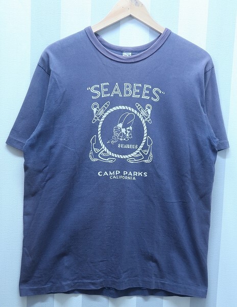 2-0007B/WAREHOUSE SEABEES 半袖Tシャツ ウエアハウス 送料200円