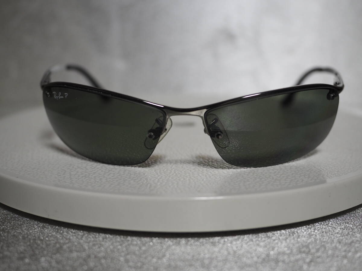 レイバン　グレーレンズ偏光グラス　Ray-Ban RB3183 004/9A 63□15 3P POLARIZED　（訳アリ品）